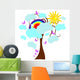 Rainbow Tree Wall Decal