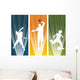 Sport Player Silhouette Banners Wall Decal