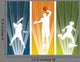 Sport Player Silhouette Banners Wall Decal