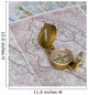 Compass Maps Wall Decal