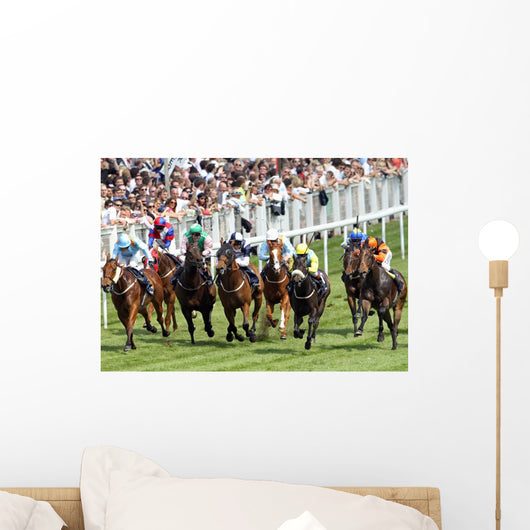 Horse Racing 1 Wall Decal