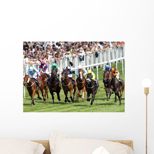 Horse Racing 1 Wall Decal