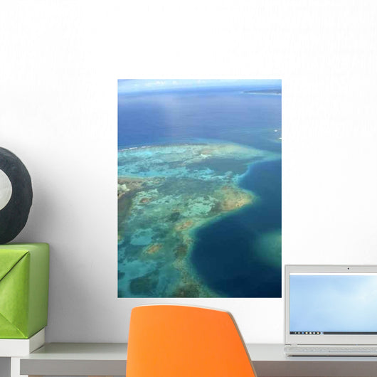 Aerial Guadeloupe Wall Decal