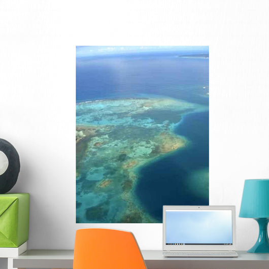 Aerial Guadeloupe Wall Decal