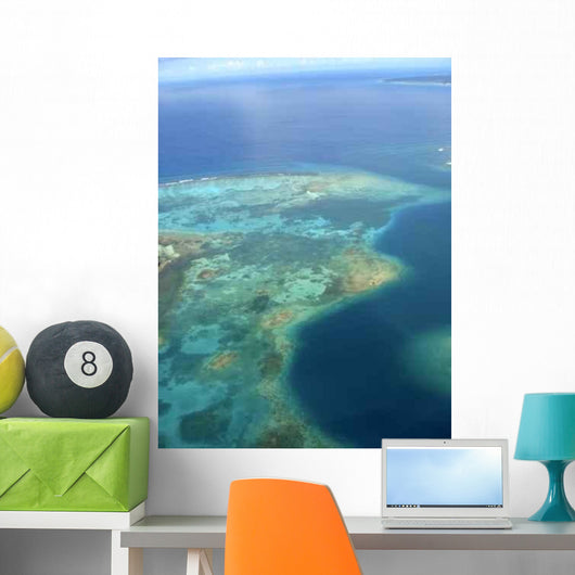 Aerial Guadeloupe Wall Decal