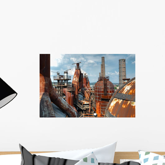 Steel Plant Wall Decal