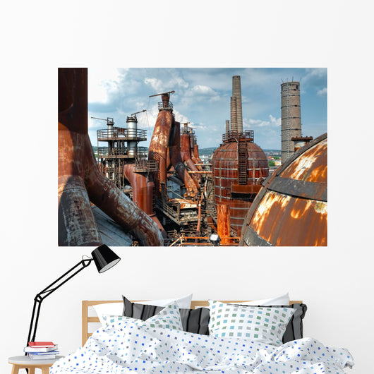 Steel Plant Wall Decal
