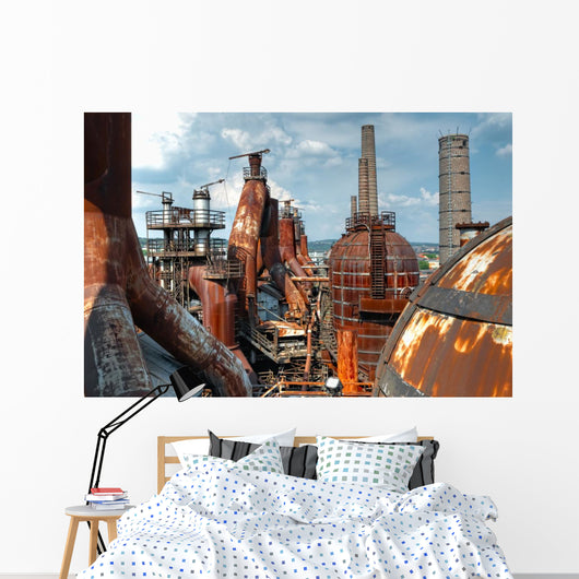 Steel Plant Wall Decal