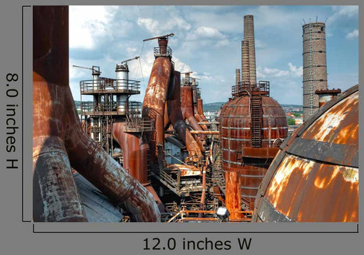 Steel Plant Wall Decal