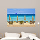 Beach Scene with Sail Wall Decal