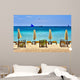 Beach Scene with Sail Wall Decal