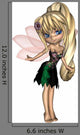 Cute Toon Fairy Wall Decal