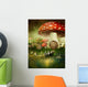 Fairy Toadstool Cottage Wall Decal