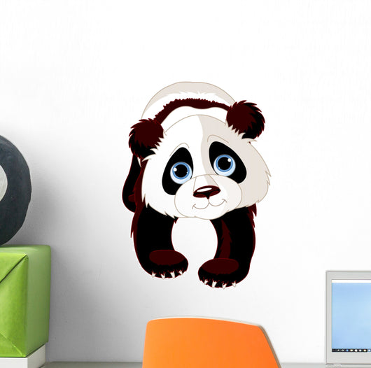 Walking Panda Wall Decal