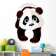 Walking Panda Wall Decal