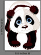 Walking Panda Wall Decal