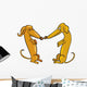 Dachshund Dogs Love Wall Decal
