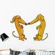 Dachshund Dogs Love Wall Decal