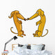 Dachshund Dogs Love Wall Decal