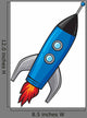 Rocket Wall Decal