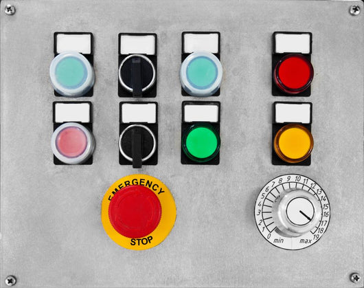 Control Panel Switchboard with Wall Decal