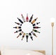 Wine Bottles Vortex over Wall Decal