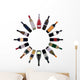 Wine Bottles Vortex over Wall Decal