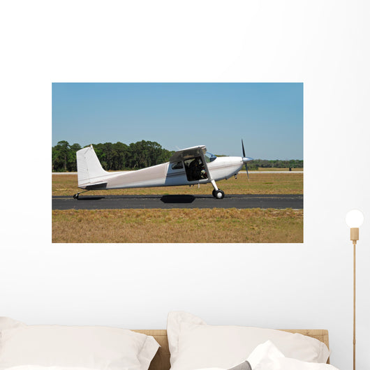 Light Cessna Airplane Wall Decal