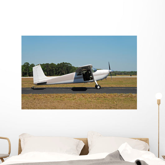 Light Cessna Airplane Wall Decal