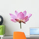 Pink Lotus White Wall Decal