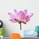Pink Lotus White Wall Decal