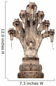 Buddha and Seven Headed Wall Decal