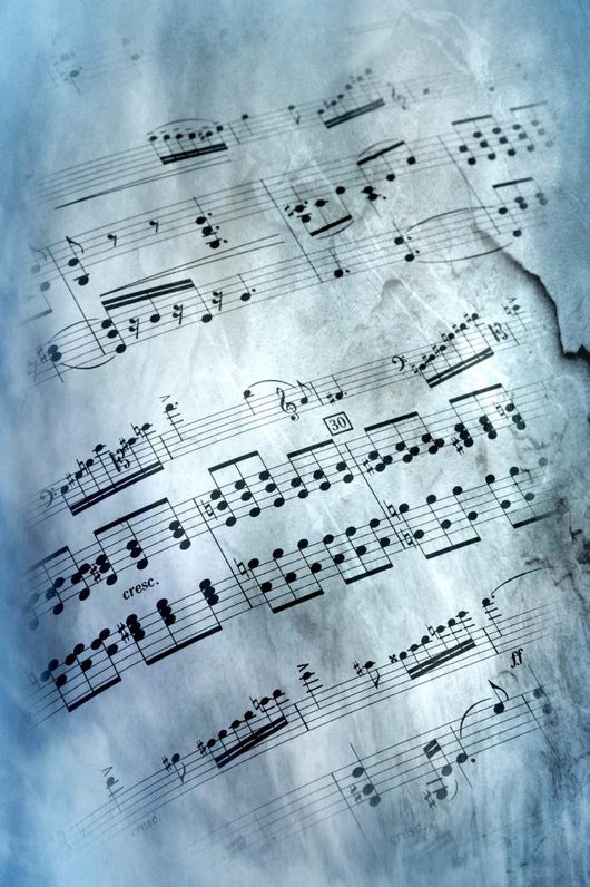 Sheet Music Wall Decal Design 1