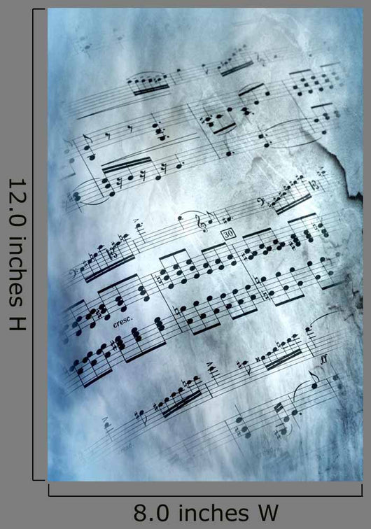 Sheet Music Wall Decal Design 1