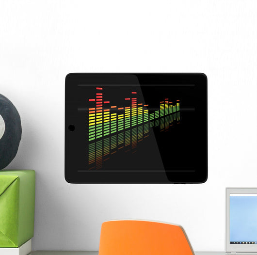 Play Music with Tablet Wall Decal