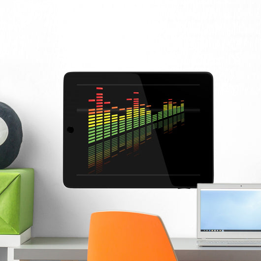 Play Music with Tablet Wall Decal