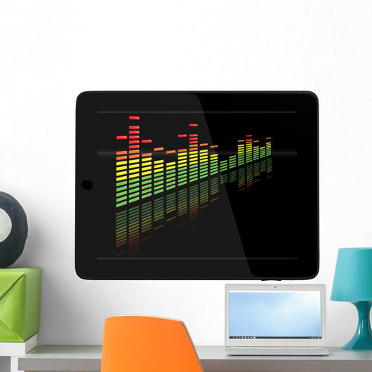Play Music with Tablet Wall Decal