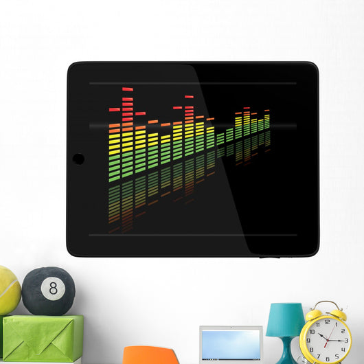 Play Music with Tablet Wall Decal