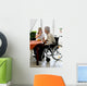 Caregiver Feeding Disabled Woman Wall Decal