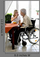 Caregiver Feeding Disabled Woman Wall Decal