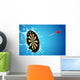 Splashing Dart Board Wall Decal