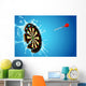 Splashing Dart Board Wall Decal