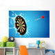 Splashing Dart Board Wall Decal
