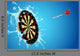 Splashing Dart Board Wall Decal