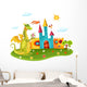 Castle Dragon Wall Decal