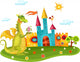 Castle Dragon Wall Decal