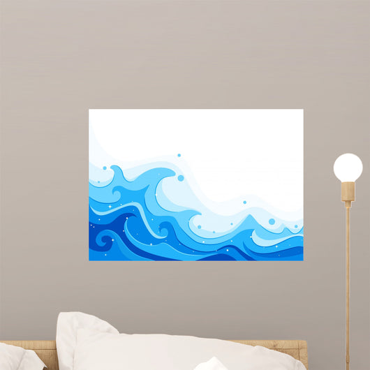 Sea Waves Wall Decal