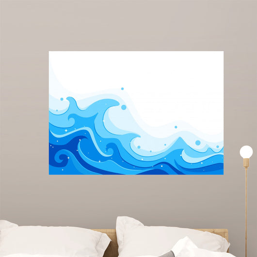 Sea Waves Wall Decal
