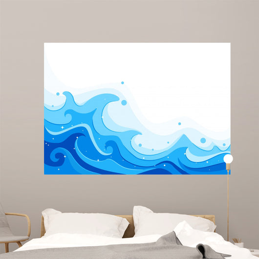 Sea Waves Wall Decal