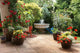 Blumenterrasse Wall Decal